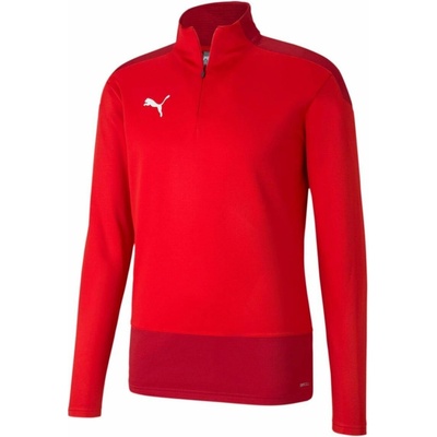 Puma teamGOAL 23 Training 1 4 Zip Top Jr červená