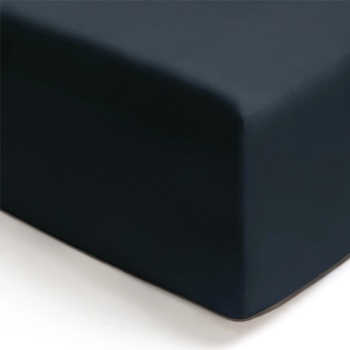 CLARYSSE Единичен чаршаф с ластик GRACE 90 x 200 cm, среднощен океан, тенсел, Clarysse (CLALFLG006T9020)