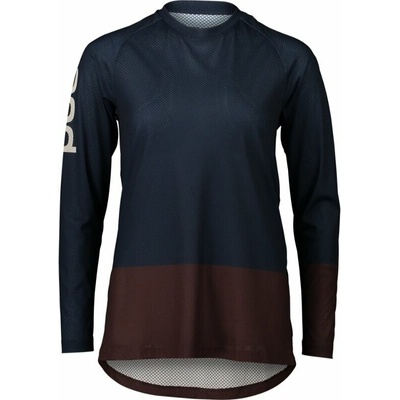 POC MTB Pure LS Women's Turmaline Navy/Axinite Brown