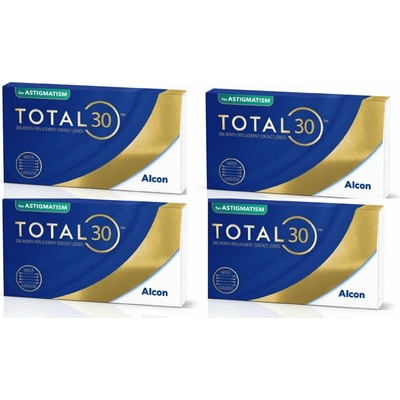 Alcon TOTAL 30 6 šošoviek výhodné balenie 4 krabiček