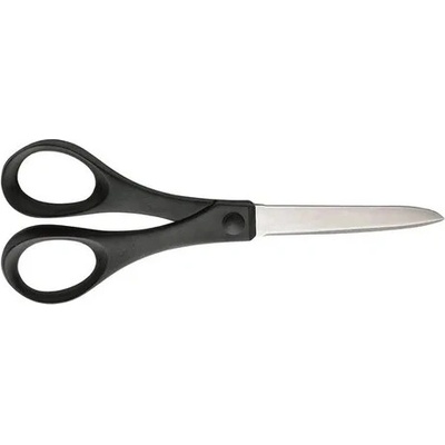 FISKARS Nožnice na papiere, 18 cm, FISKARS "Essential", čierne