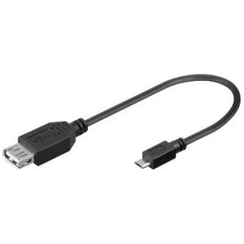 Gembird SKKABREDUSBMICRO20OTG USB 2.0 A(F)-microUSB B(M) - OTG, 0,2m