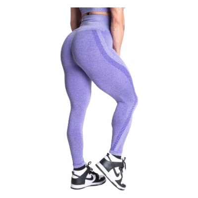 Better Bodies CURVE SCRUNCH LEGGINGS ATHLETIC PURPLE MELANGE