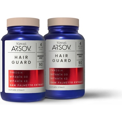 Tomas Arsov HAIR GUARD Výživový doplnok proti vypadávaniu vlasov 2 x 90 kapsúl
