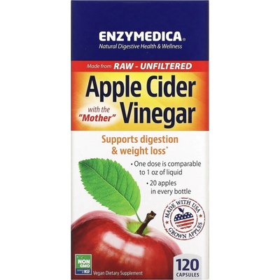 Enzymedica Apple Cider Vinegar Gummies 120 kapsúl