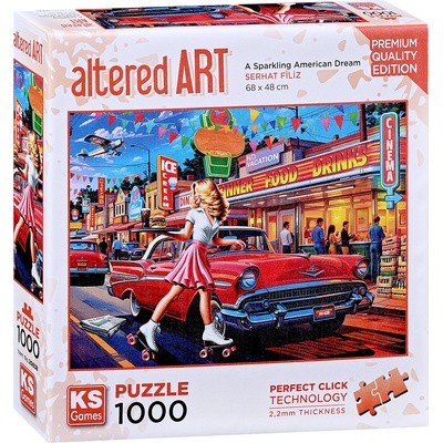 KS Games Пъзел KS Games от 1000 части - Бляскава американска мечта (20838)