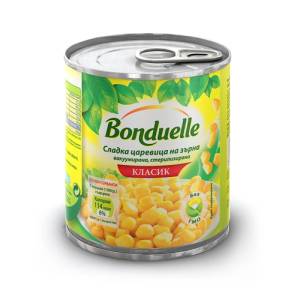 Bonduelle СЛАДКА ЦАРЕВИЦА НА ЗЪРНА В РАЗФАСОВКИ ОТ 850 МЛ
