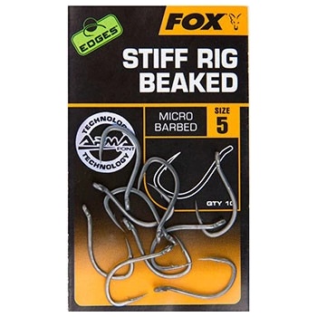 Fox Edges Stiff Rig Beaked Hooks vel.6 10 ks