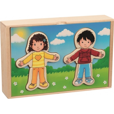 Goki puzzle Obleč děti