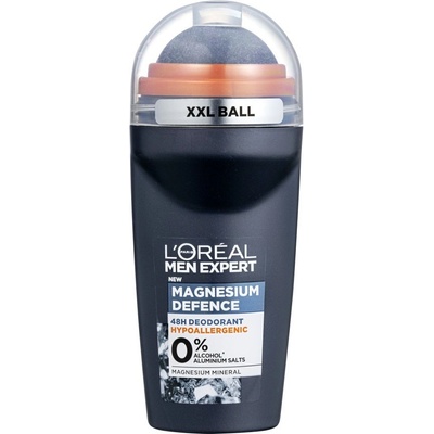L'Oréal Paris Men Expert Magnesium Defence 48H roll-on bez obsahu hliníka 50 ml