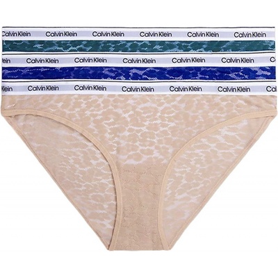 Calvin Klein 3PACK dámske nohavičky nadrozmer viacfarebné (QD5080E-GP8)