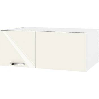 Image 1 of ИРИМ Ъглова надсройка за кухненски шкаф Сити БФ-Крийм гланц-11-113 90 см