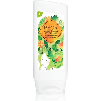 Ryor Hair Care bylinný šampon s panthenolem 200 ml