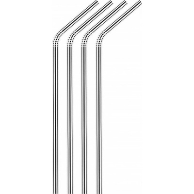 Max Slamka zahnutá strieborné priemer 6 mm 21,5 cm
