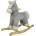 TOYS Конче-люлка сиво (rhor02401grey)