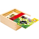Drevené hračky Bino první puzzle Krtek