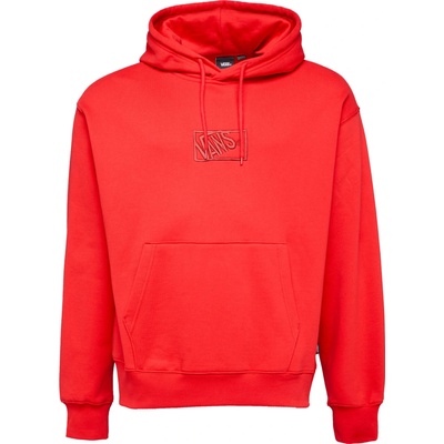 Vans BLOCKED BOX PULLOVER Červená,Tmavě šedá
