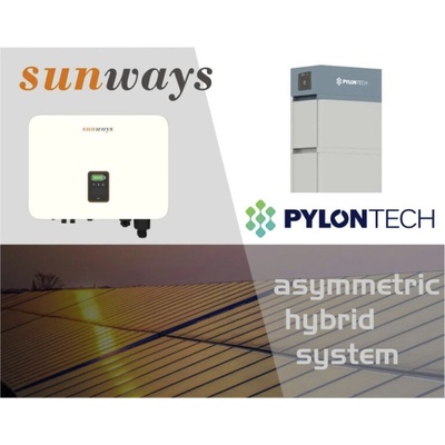 Sunways Asymetrický hybridní set 10 kW + Pylontech Force H2 7,1 kWh 140888578KS