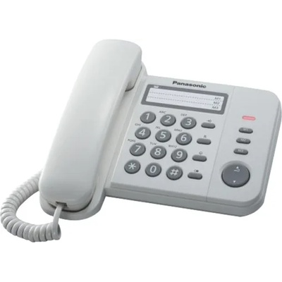 Panasonic Стационарен телефон Panasonic KX-TS520, 1 линия, бял