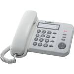 Panasonic Стационарен телефон Panasonic KX-TS520, 1 линия, бял Телефонни апарати