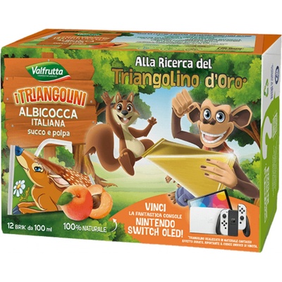 Valfrutta meruňkový nápoj Triangolini Albicocca Brick 12 x 100 ml – Zboží Mobilmania
