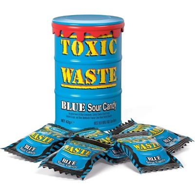 Toxic Waste Blue Drum extrémně kyselé bonbóny 42 g