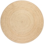 Hanse Home Двустранен ютен кръгъл килим в цвят слонова кост ø 100 cm Braided - Hanse Home (106007-100)