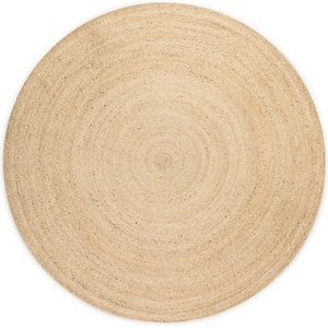 Hanse Home Двустранен ютен кръгъл килим в цвят слонова кост ø 100 cm Braided - Hanse Home (106007-100)