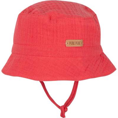 Pure Pure Детска шапка Pure Pure Kids' Tie-Up Hat Muslin Hat - Strawberry - размер 49 cm (904-3864-0414)