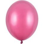 Party Deco Латексови Балони Металик, Наситено Червено 12см (sb5m-006)