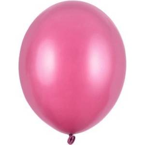 Party Deco Латексови Балони Металик, Наситено Червено 12см (sb5m-006)