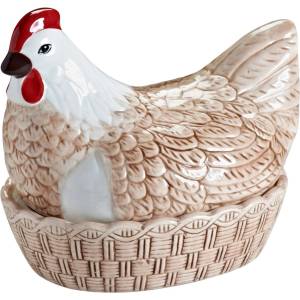 Mason Cash Кухненски буркан за съхранение MOTHER HEN 21 cм, кафяв, керамика, Mason Cash (MSC2001250)