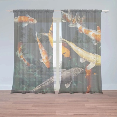 Sablio Záclony Ryby: 2ks 150x250cm