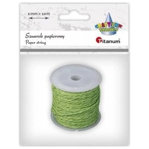 TITANUM Craft-Fun Series Paper Drawstring 10m (24BR0201-15（green))