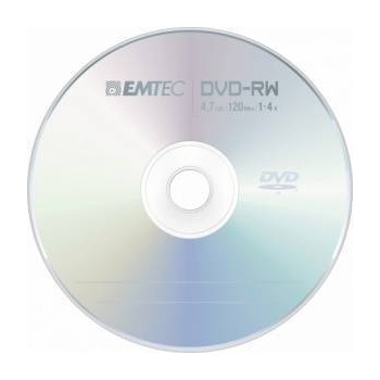 EMTEC DVD-RW 4.7GB 1 4x презаписваем диск (пакет/шпиндел)