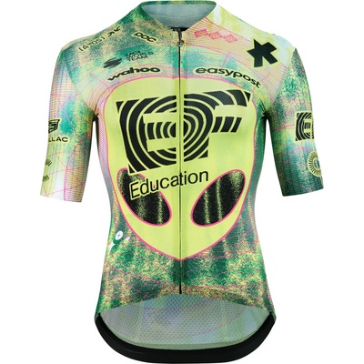 ASSOS Мъжка фланелка с къс ръкав за колоездене Assos RS EFE Jersey Giro Cycling jersey - Green - размер XXL (056-4354-0116)
