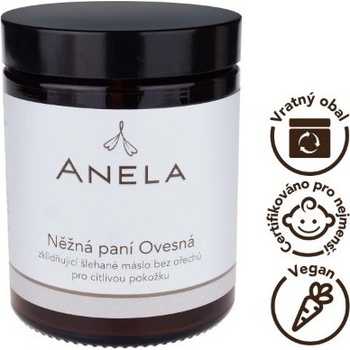Anela Něžná paní Ovesná zklidňující šlehané máslo bez ořechů pro citlivou pokožku 50 ml