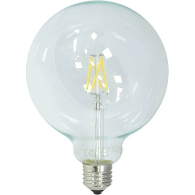 Optonica LED Filament žárovka G125 E27 6.5W Teplá bílá