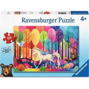 Ravensburger Пъзел Ravensburger от 60 части - Фантастичната гора (12004302) - baby
