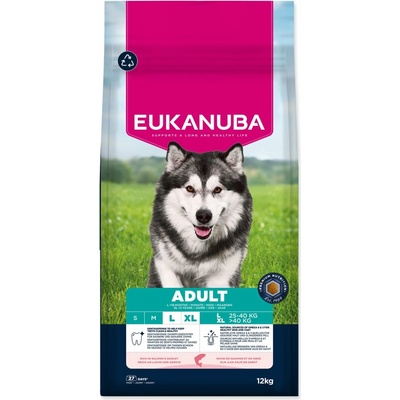 Eukanuba Adult Large rich in salmon and barley 12 kg