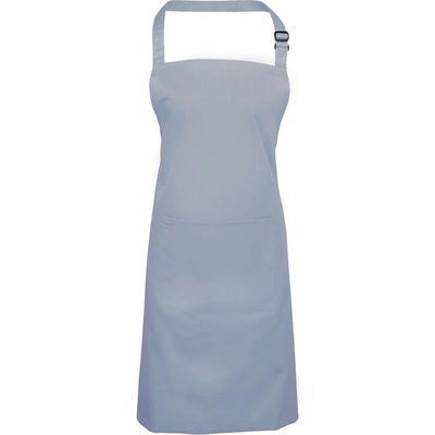 Premier Workwear Keprová pracovní zástěra s kapsou z kolekce Colours Collection modrá světlá Pantone 2708C 72x86cm PW154