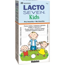 Vitabalans Lactoseven Kids žuvacie tabliety 20 ks