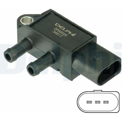 Senzor, tlak výfukového plynu DELPHI DPS00020