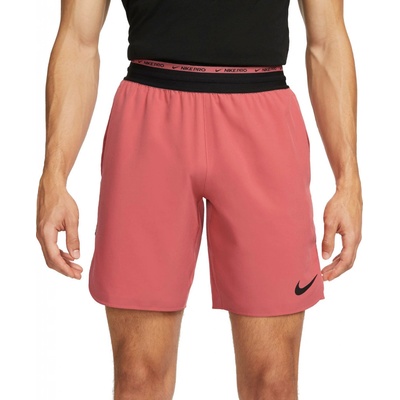 Nike pánské šortky Pro Flex Rep Pro Collection lososové