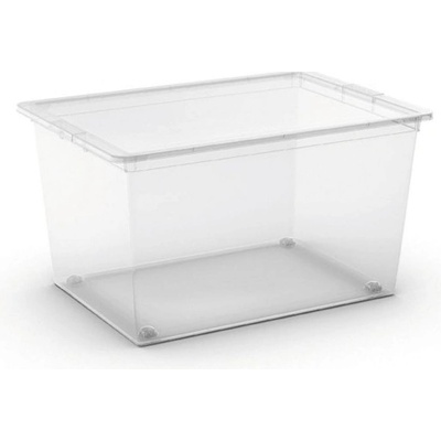 KIS C Box XL - transparent, 50l s kolečky