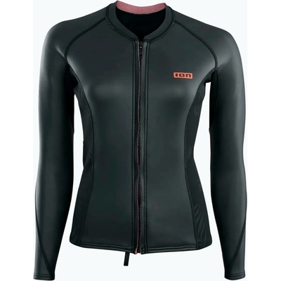 ION 2/1 LS Skin neo zip top women BLACK
