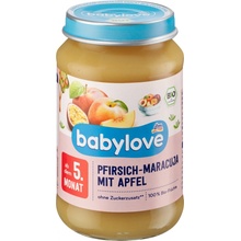 Babylove Bio příkrm broskev jablko a marakuja 190 g