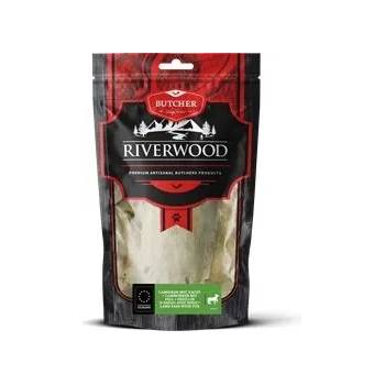 Riverwood - Вкусно лакомство за кучета, сушени агнешки уши с козина, 100 гр