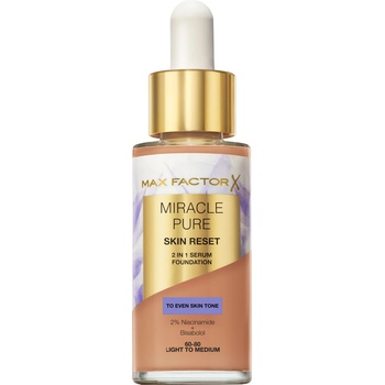 Max Factor Miracle Pure ošetrujúci make-up 60-80 Light To Medium 30 ml