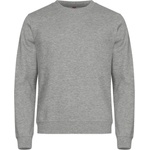 CLIQUE miami roundneck / Унисекс суитшърт с обло деколте - сив меланж 3xl (67103007713)